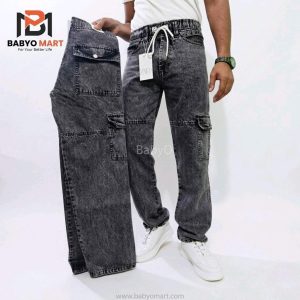 six pocket baggy pants (acid wash)